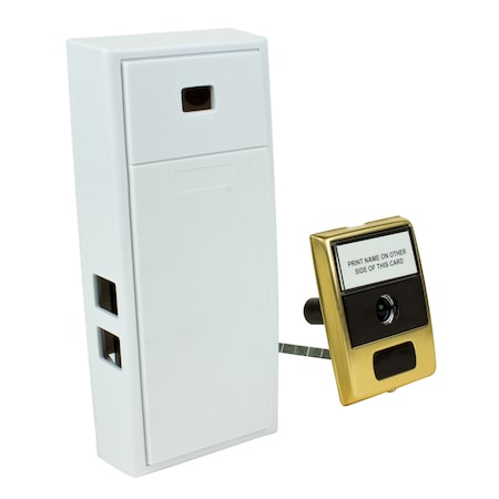 Mechanical Wireless Doorbell Chime And Push Button W/ Built-In Viewer